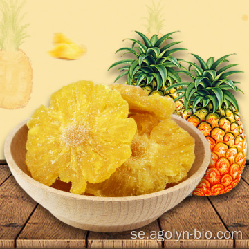 Fabriks god kvalitet torkad ananas torkad skiva frukt